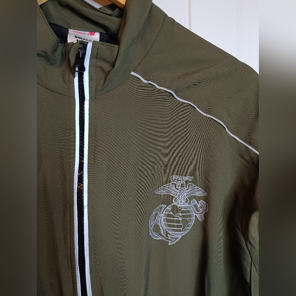 New Balance USMC Running Suit Jacket "Jacket Only" US Marines Jacket Small Short